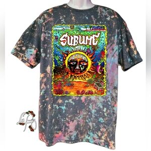 Sublime graphic tie dye tee